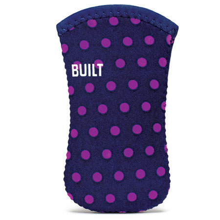 Built Neoprene Phone Sleeve for iPhone Series 4, Mini Dot Navy