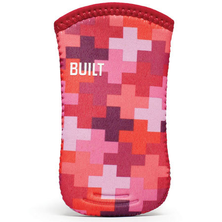 Built Neoprene Phone Sleeve for iPhone 4/5, Positivity/Cherry
