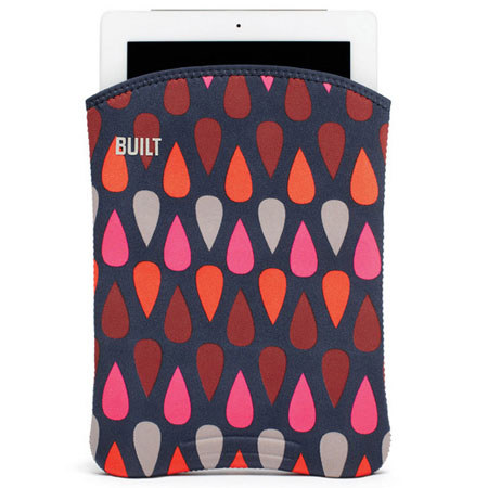 Built Slim Neoprene Sleeve for Ipad 2, iPad 3 & iPad 4, Rain Drop