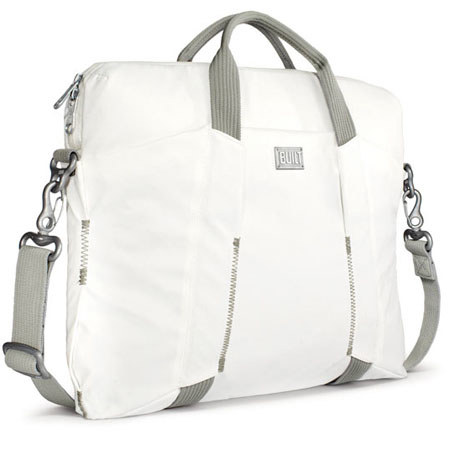 Built CE-LTSB City Collection Slim Laptop Bag, Off White