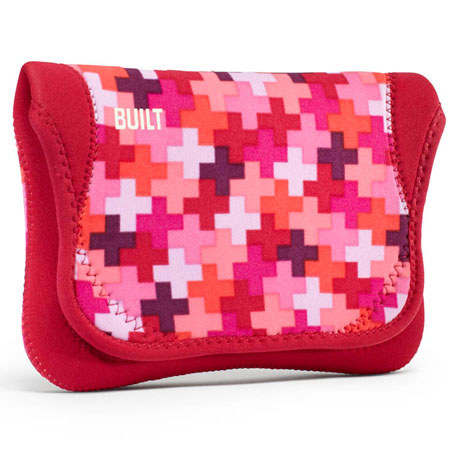 Built Neoprene Envelope for 7-8" E-reader/Tablet, Positivity/Cherry