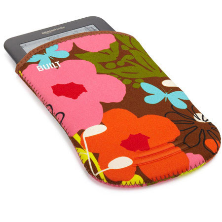 Built Shasta Neoprene Sleeve for Kindle3, Shadow Flower