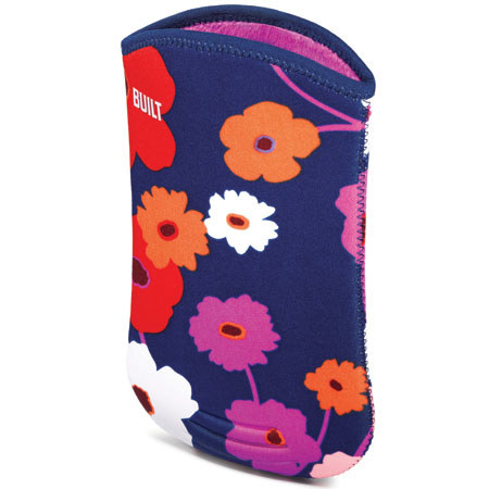 Built Slim Neoprene Sleeve for Kindle Fire, Lush Flower/Magenta