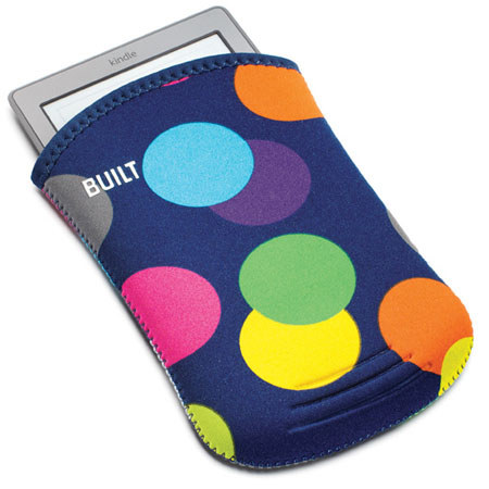 Built Slim Neoprene Sleeve for Kindle, Kindle Touch/3G, Scatter Dot/Scuba Blue