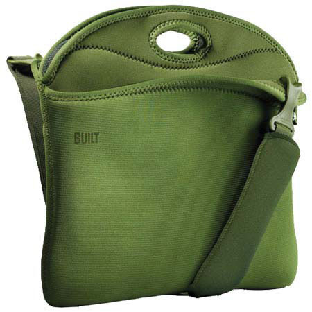 Built 15.4" Wide Laptop Porter, Olive Neoprene