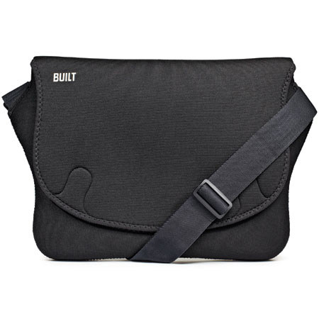 Built 16 inch Bowery Laptop Messenger Bag, Black