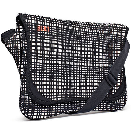 Built Bowery 11-13in Laptop Messenger Bag, City Grid