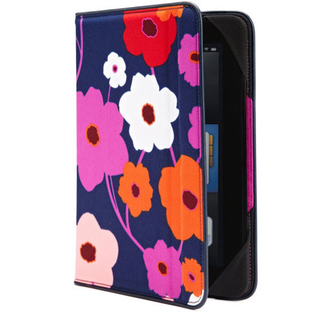 Built Slim Cover for Kindle Fire HD 8.9", Lush Flower