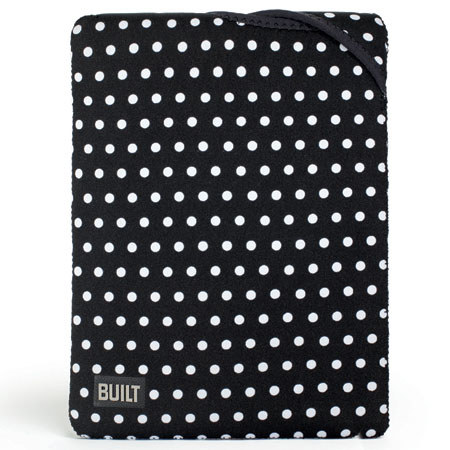 Built Twist Top Sleeve for All iPad, Mini Dot Black/White