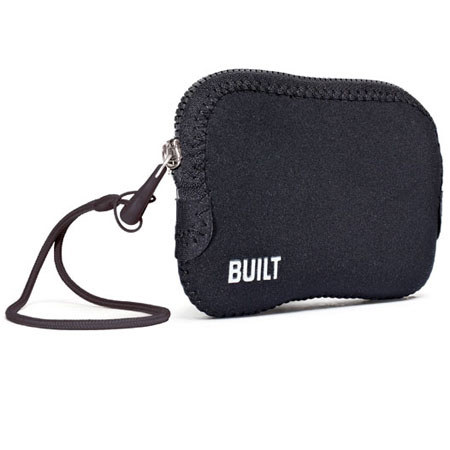 Built Horizontal Zip Neoprene Compact Camera Case,Black