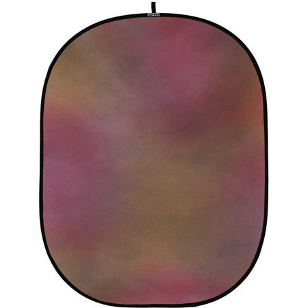 Botero 002 5x7' Collapsible Background, Maroon/Orange/Pink/Violet