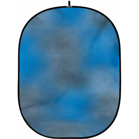 Botero 004 5x7' Collapsible Background, Blue/Gray
