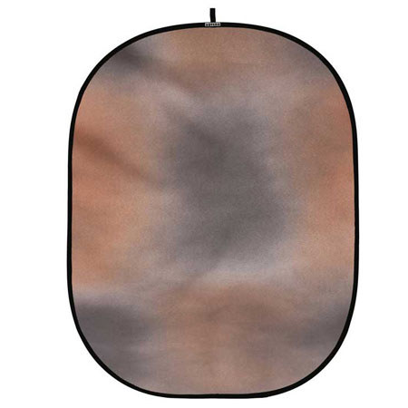 Botero 040 5x7' Collapsible Background, Gray/Maroon