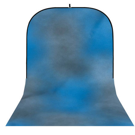 Botero 004 8x16' Super Collapsible Background, Blue/Gray