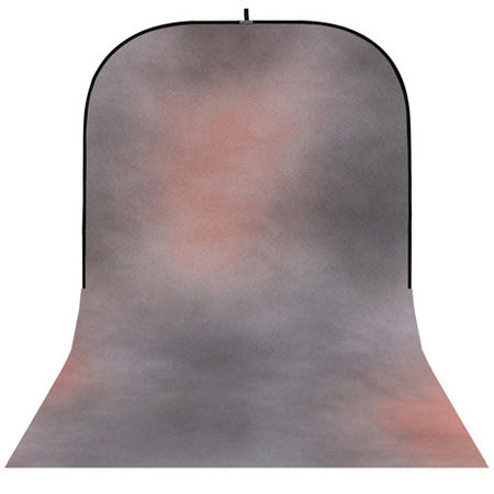Botero Backgrounds 017 8x16' Super Collapsible Background - Grey, Light Orange