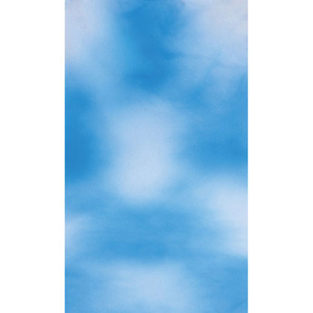 Botero Backgrounds Botero 008 10x24' Muslin Background, Sky Blue/White