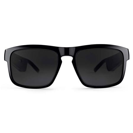Bose Frames Tenor Rectangular Bluetooth Sunglasses w/Polarized Lenses, Med,Black
