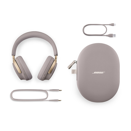 Bose ベージュ オーバーイヤーヘッドフォン Bose QuietComfort Ultra Headphones, Sandstone with Portable