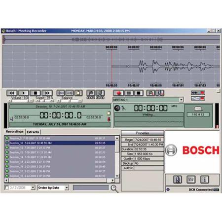 Bosch DCN-MRT Transcription Module Software, USB Dongle