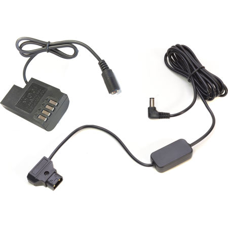 Bescor DMW-BLF19 Coupler/Dummy Battery & D-Tap Adapter Kit for Panasonic Cameras