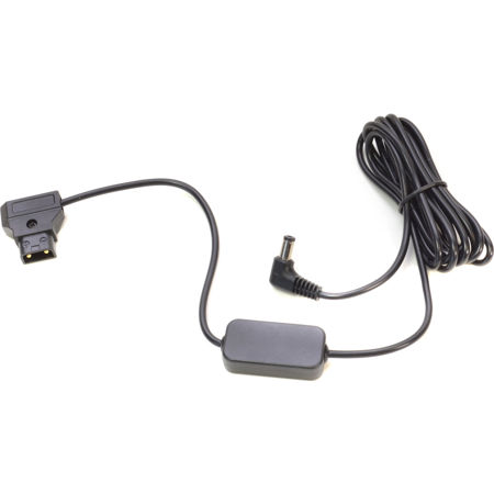 Bescor DTAP12V D-Tap Male with 12V Drop Down Circuit to 2.1mm Power Plug Adapter