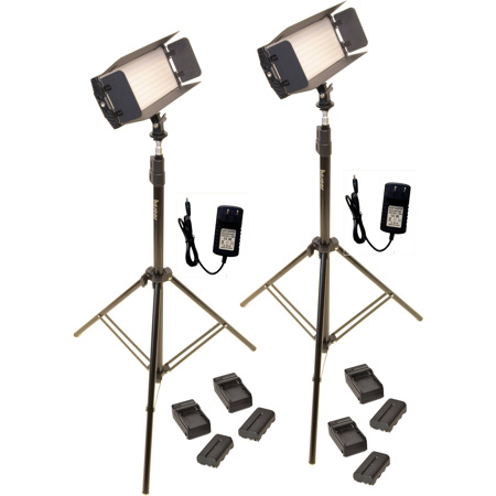 Bescor FP-312K 2-Point LED Light Kit