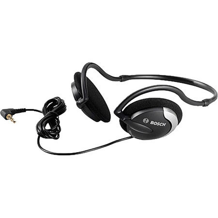 Bosch HDP-LWN Lightweight Neckband Headphone, Charcoal/Silver