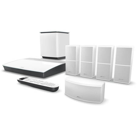 Bose Lifestyle 600 Home Theater System with Jewel Cube Speakers, White