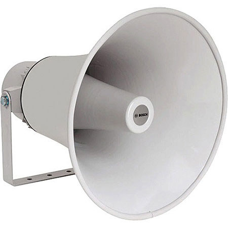 Bosch LBC 3482/00 25W 14" Horn Loudspeaker, Light Gray