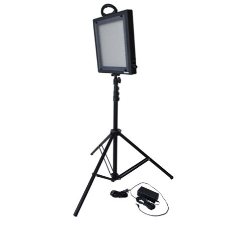 Bescor LED-500K, Twin 500W LED Dimmable Studio Light Kit (Total 1000w)