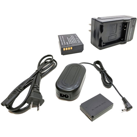 Bescor LPE12PRO Battery, Charger, Coupler & AC Adapter Kit for Canon Camera