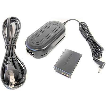 Bescor LP-E17 Dummy Battery & AC Adapter Kit for Select Canon Mirrorless Cameras