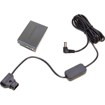 Bescor LP-E17 Battery Coupler and D-Tap Adapter Kit for Canon Mirrorless Cameras
