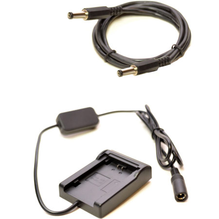 Bescor Battery Plate Converts Battery to 12vdc 25W with 2.1mm Power Plug Adapter