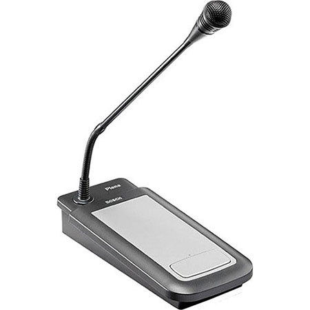 Bosch PLE-1CS All Call Station Plena Tabletop Paging Microphone, Charcoal