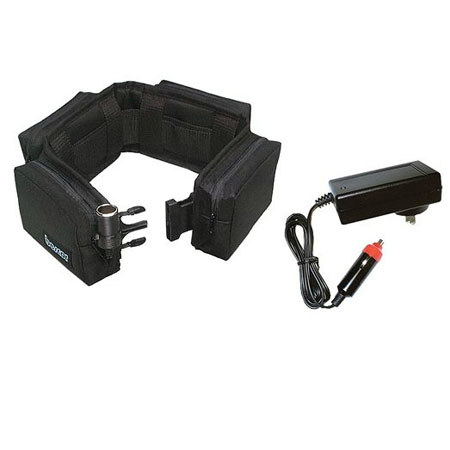 Bescor PRB154ATM 12V 14.4 AMP 4 Pouch Battery Belt