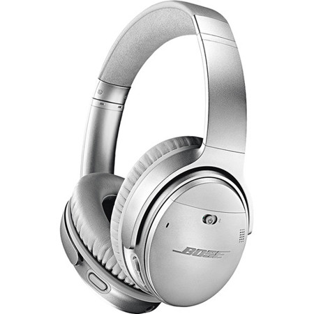 Bose QuietComfort 35 II Wireless Noise Cancelling Headphones, Silver