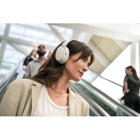 Bose QuietComfort 45 Wireless Noise Cancelling Headphones, White Smoke