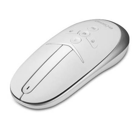 Bornd A50 2.4GHz Laser Wireless Air Mouse, White