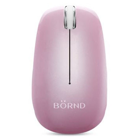 Bornd C100 Bluetooth 3.0 Optical Wireless Mouse, Pink