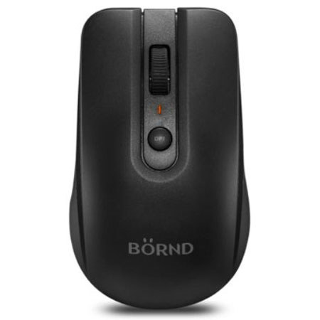 Bornd C190 2.4GHz Optical Wireless Mouse, Black