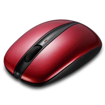 Bornd C190 2.4GHz Optical Wireless Mouse, Red