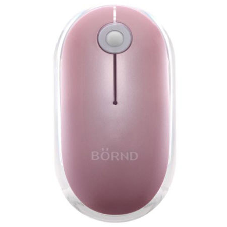 Bornd E200 2.4GHz Optical Wireless Mouse, Pink