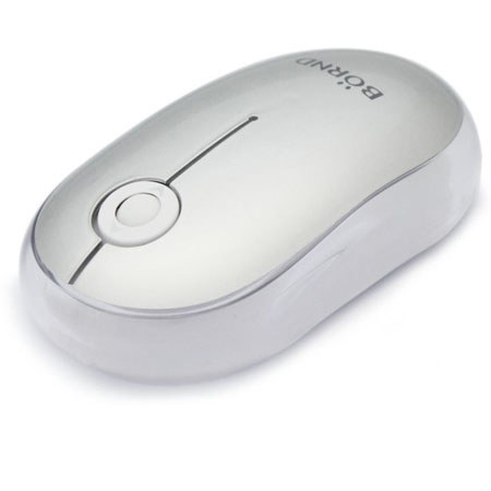 Bornd E200 2.4GHz Optical Wireless Mouse, Silver