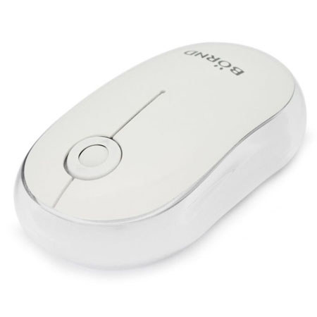 Bornd E200 2.4GHz Optical Wireless Mouse, White