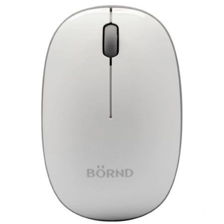 Bornd E220 2.4GHz Optical Wireless Mouse, White