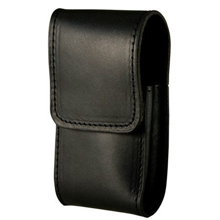 Boston Leather iPhone / Blackberry Holder with Clip, Black Solid