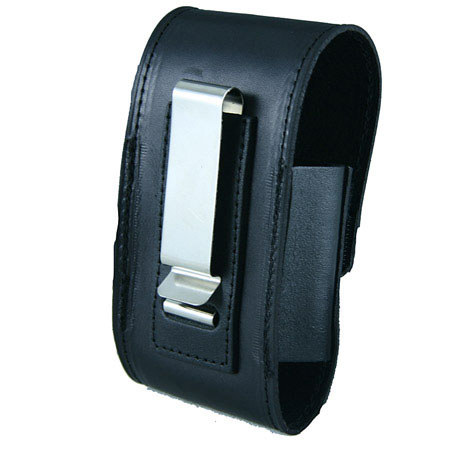 Boston Leather Galaxy S III Cell Phone Holder with Clip Back, Black Solid