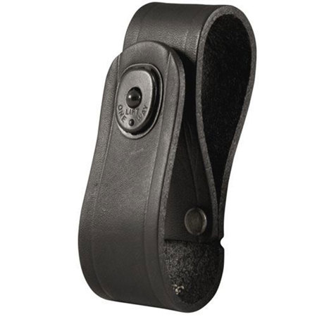 Boston Leather Handcuff Strap, Black Basketweave