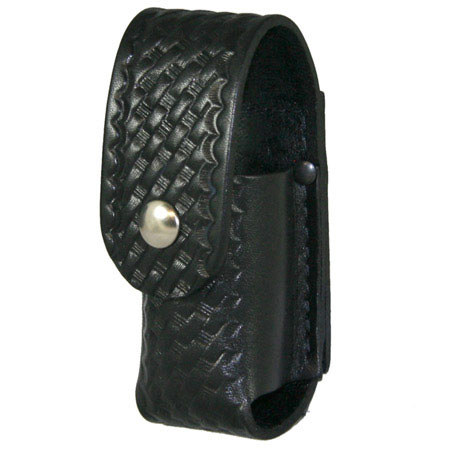 Boston Leather Chemical Holder for Mark III or Mark IV, Black Basket Weave